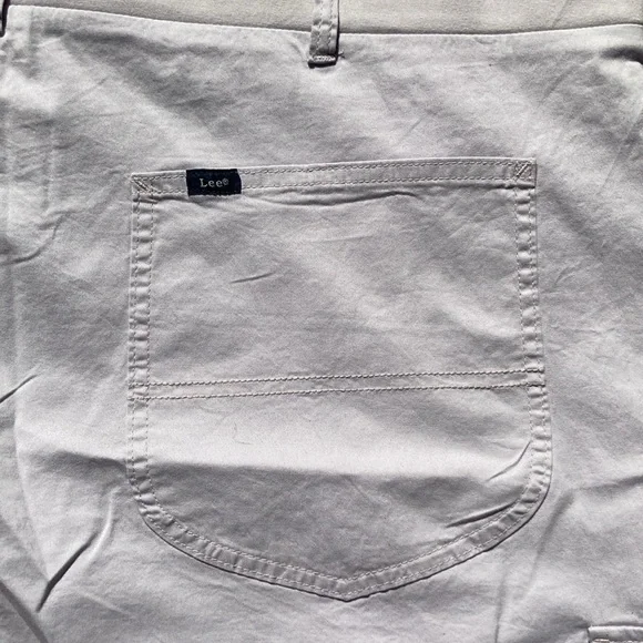 Lee Bermuda short soft flex comfort waistband midrise 9 in inseam 24W - Picture 17 of 17